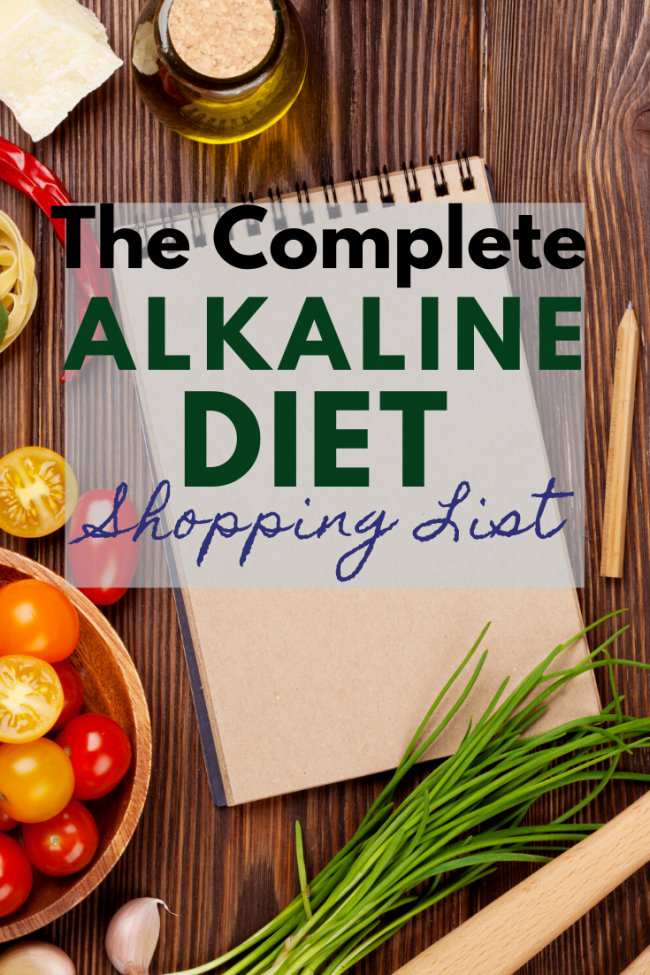 alkaline diet shopping list
